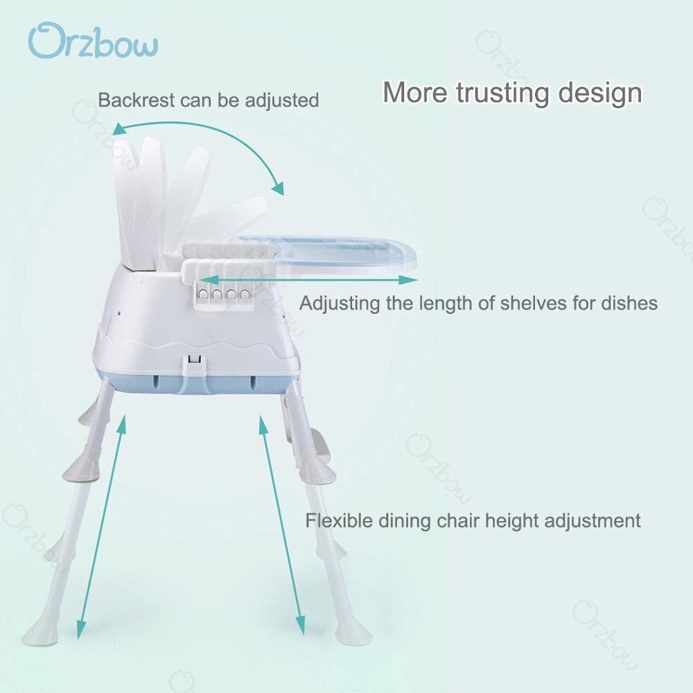 Folding High Chair Adjustable Kids Seat